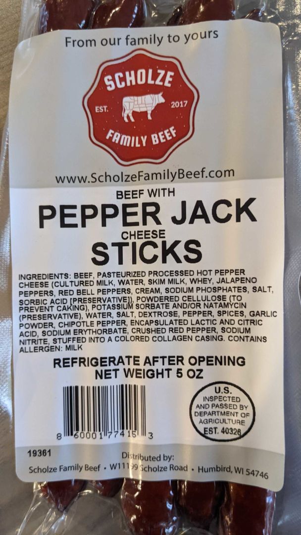 Pepper Jack Sticks